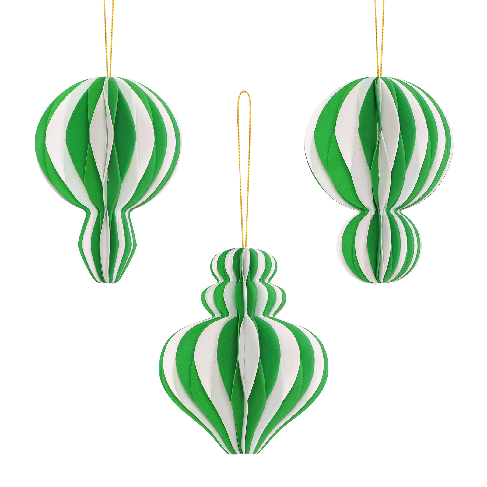Mix color green and white Christmas tree ball ornaments decor-01.jpg